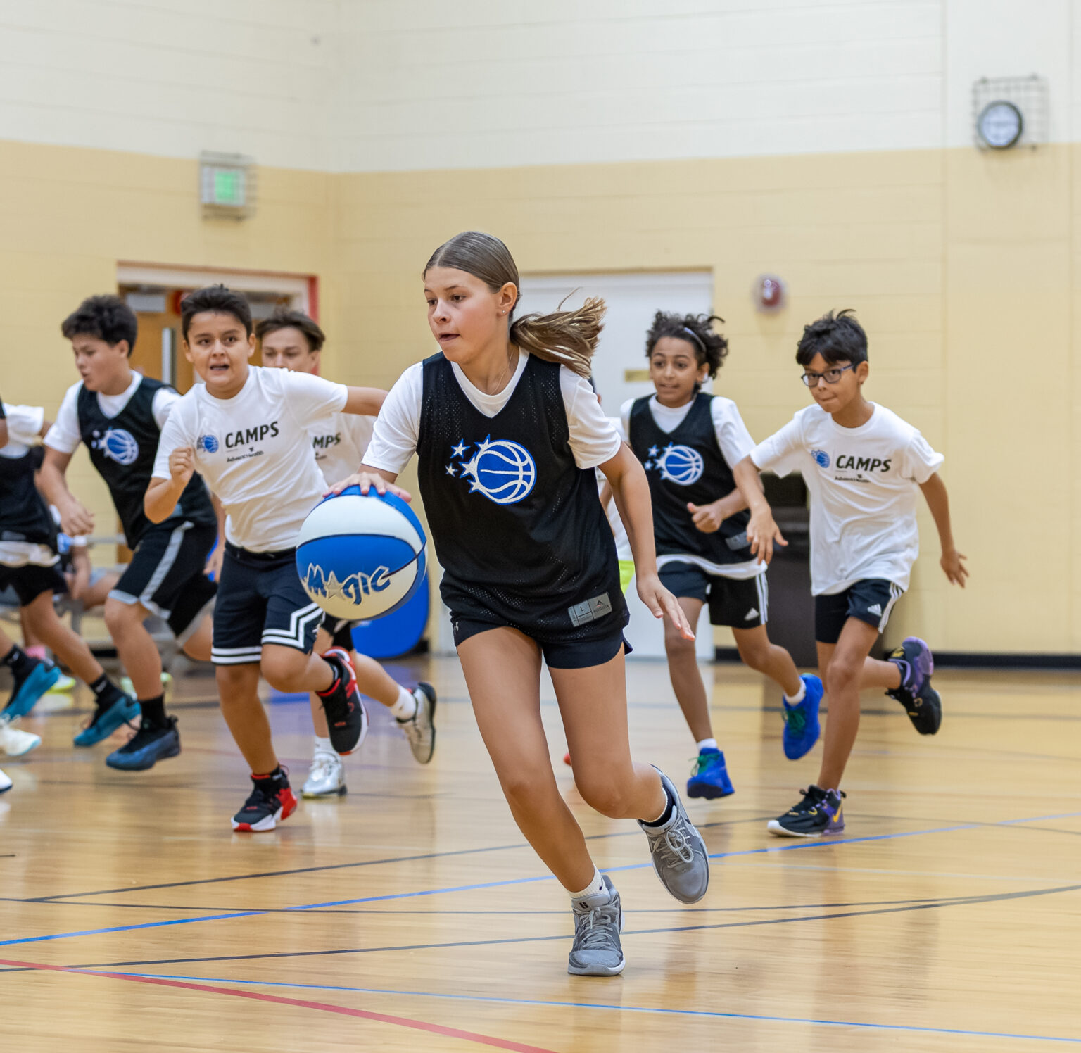 Orlando Magic Youth Academy Summer Camp on Friday, June 27th, 2025 at Rosen JCC & The Downtown YMCA in Orlando, FL. (Taylor McFee - Photographer)
